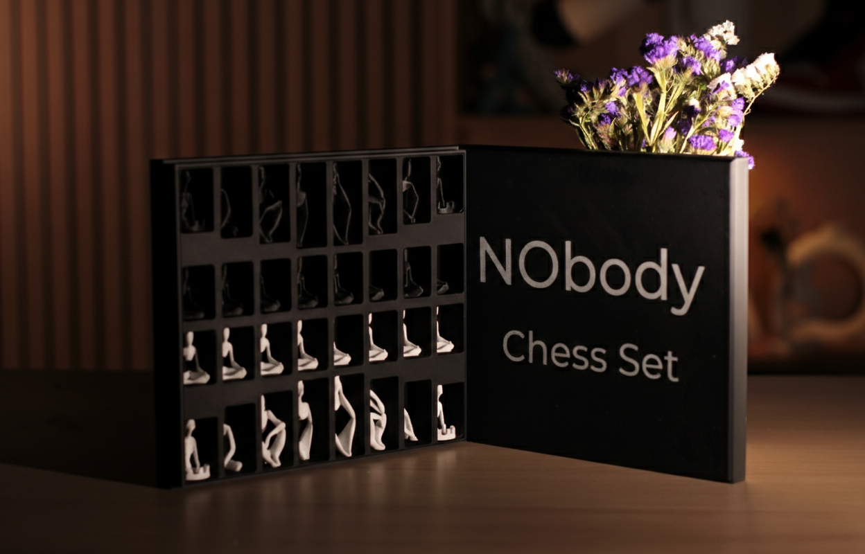 NoBody - Schackset med exklusiv låda