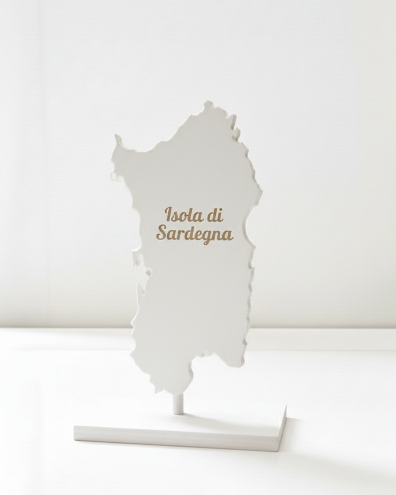 Kartbild - Sardinien