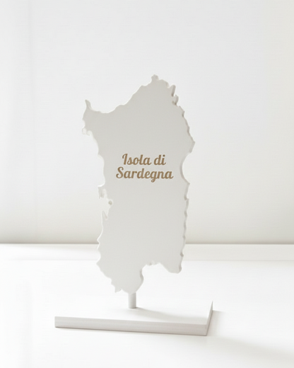 Kartbild - Sardinien